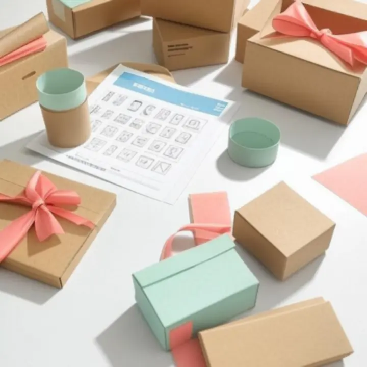 Biztonságos, környezetbarát csomagolás lekerekített élekkel és újrahasznosítható anyagokkal